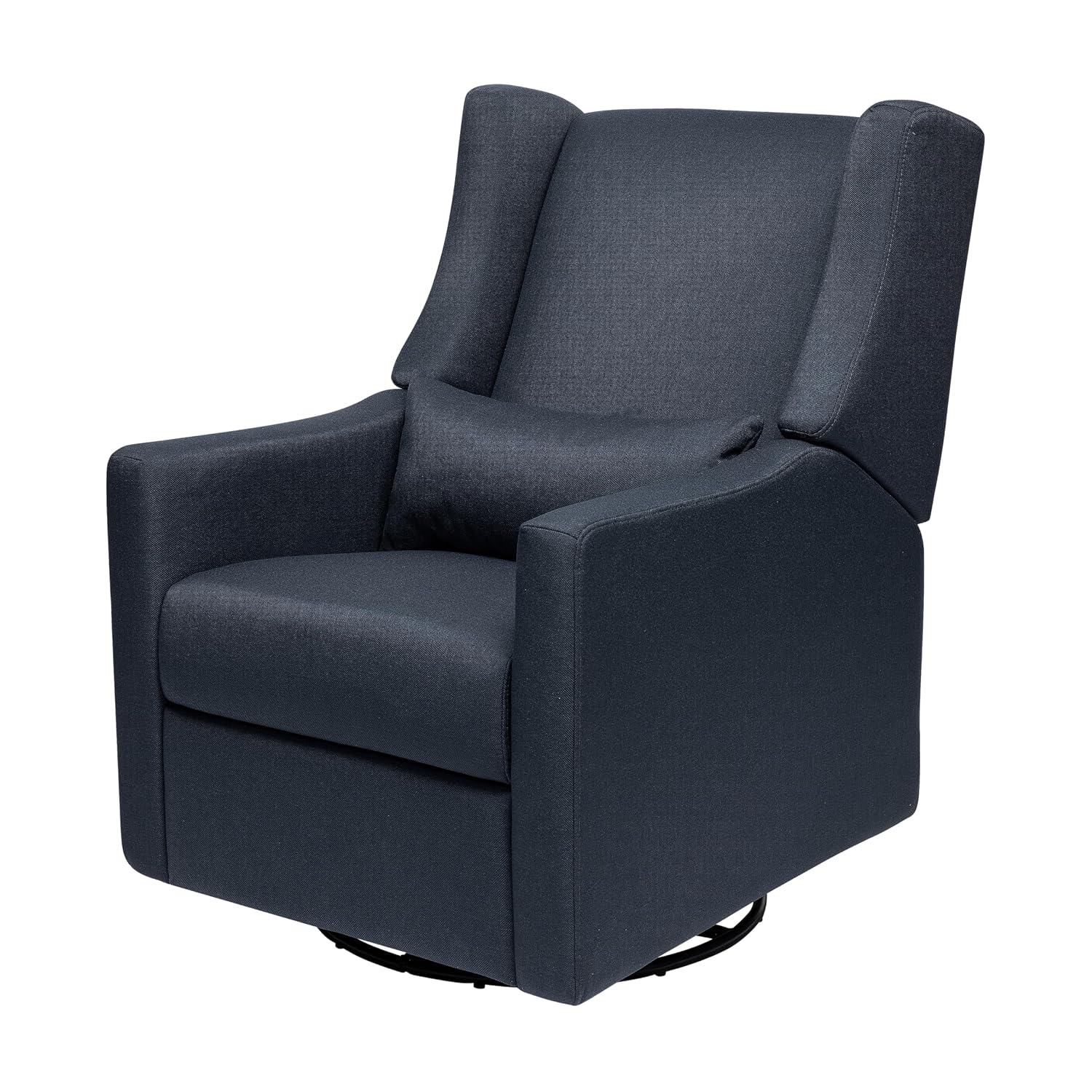 Babyletto Kiwi Electronic Power Recliner and Swivel Glider with USB Port in Performance Navy Eco-Twill, Water Repellent & Stain Resistant, Greenguard Gold and CertiPUR-US Certified