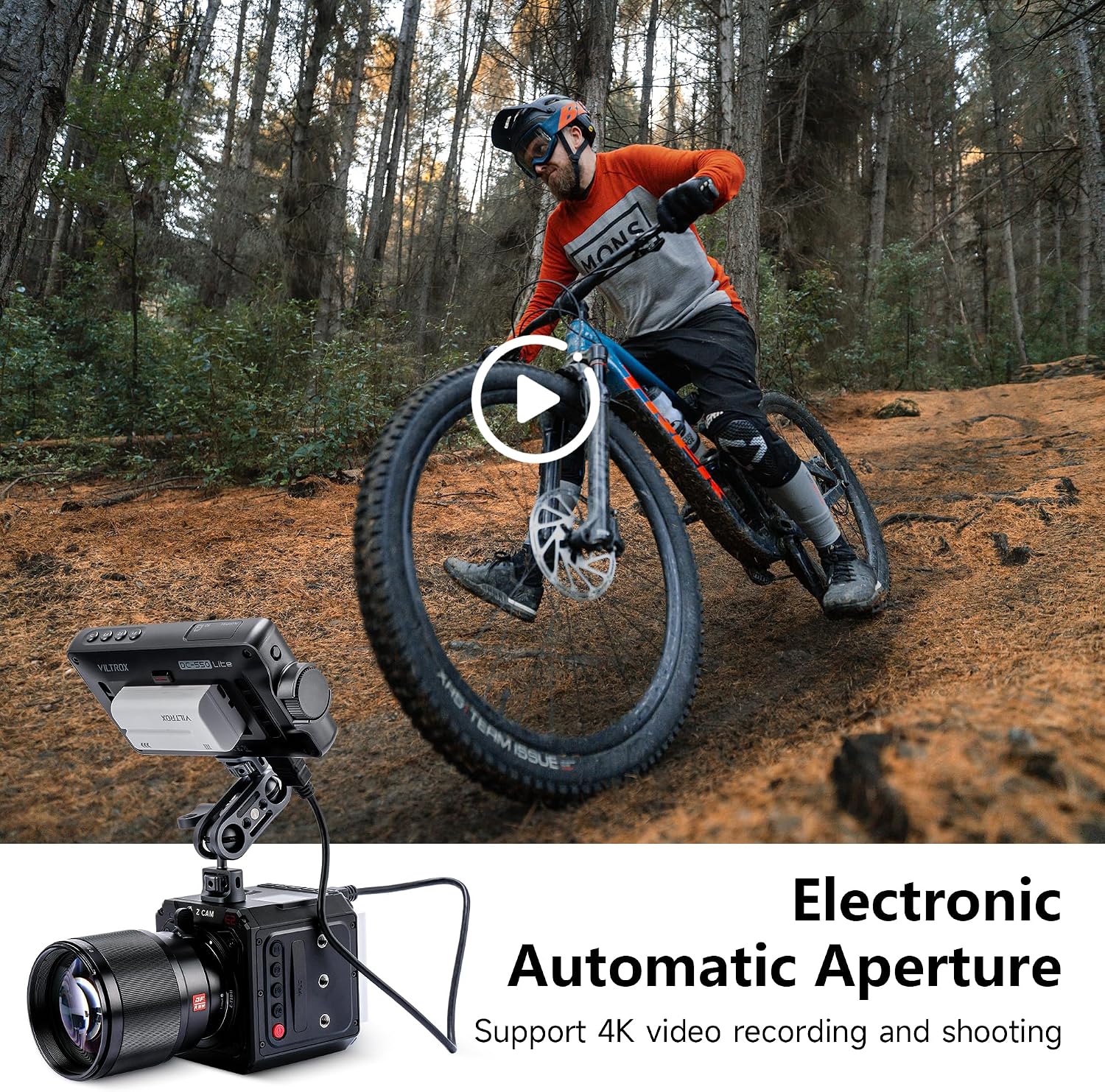 VILTROX E-T10 II Lens Mount Adapter Converter Compatible with Sony E Mount Lens to Z-CAM E2-M4 and E2-S6 Cinema Cameras