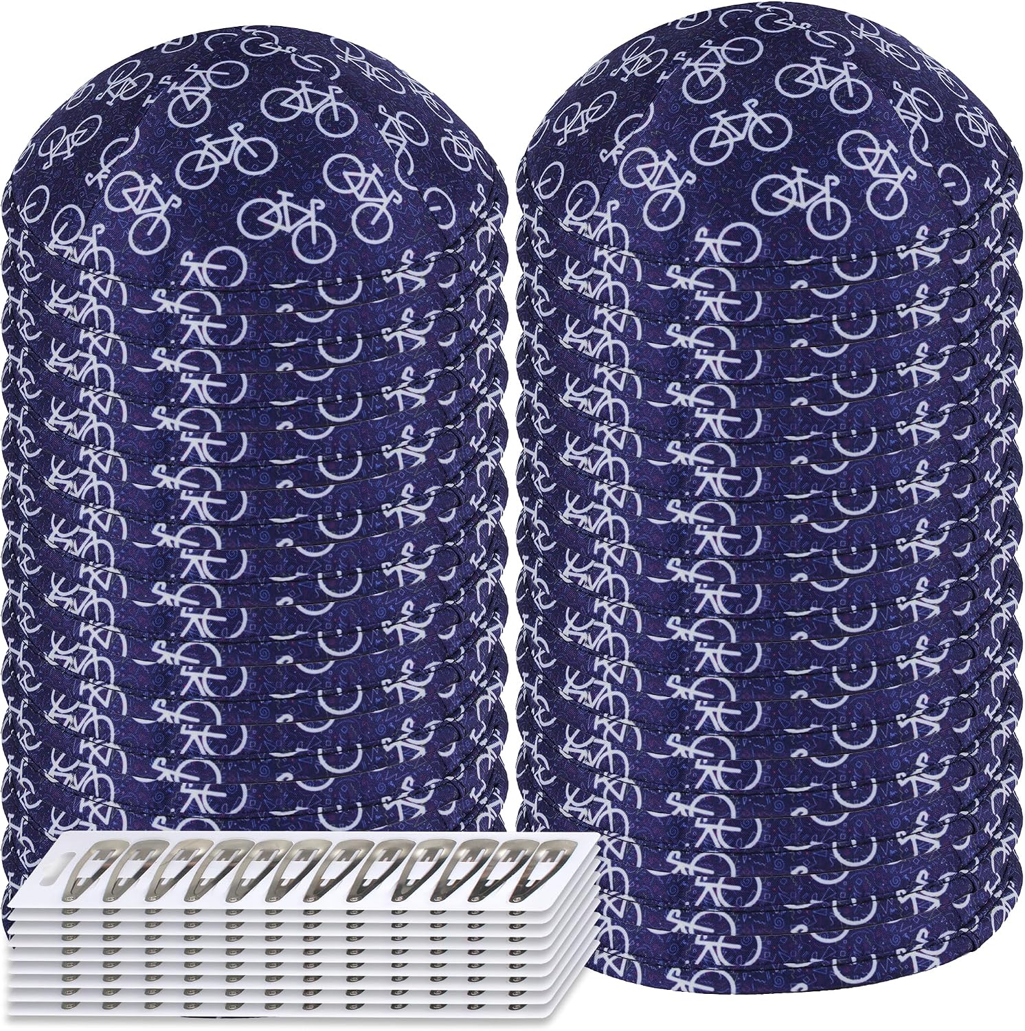 Zion Judaica Sports Kippah Adults & Boys Ballgame Pattern Kippot 6' Skullcap Yamaka for Bar/Bat Mitzvah Chuppah Wedding