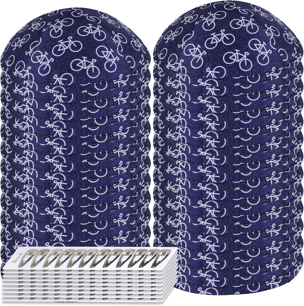 Zion Judaica Sports Kippah Adults & Boys Ballgame Pattern Kippot 6' Skullcap Yamaka for Bar/Bat Mitzvah Chuppah Wedding