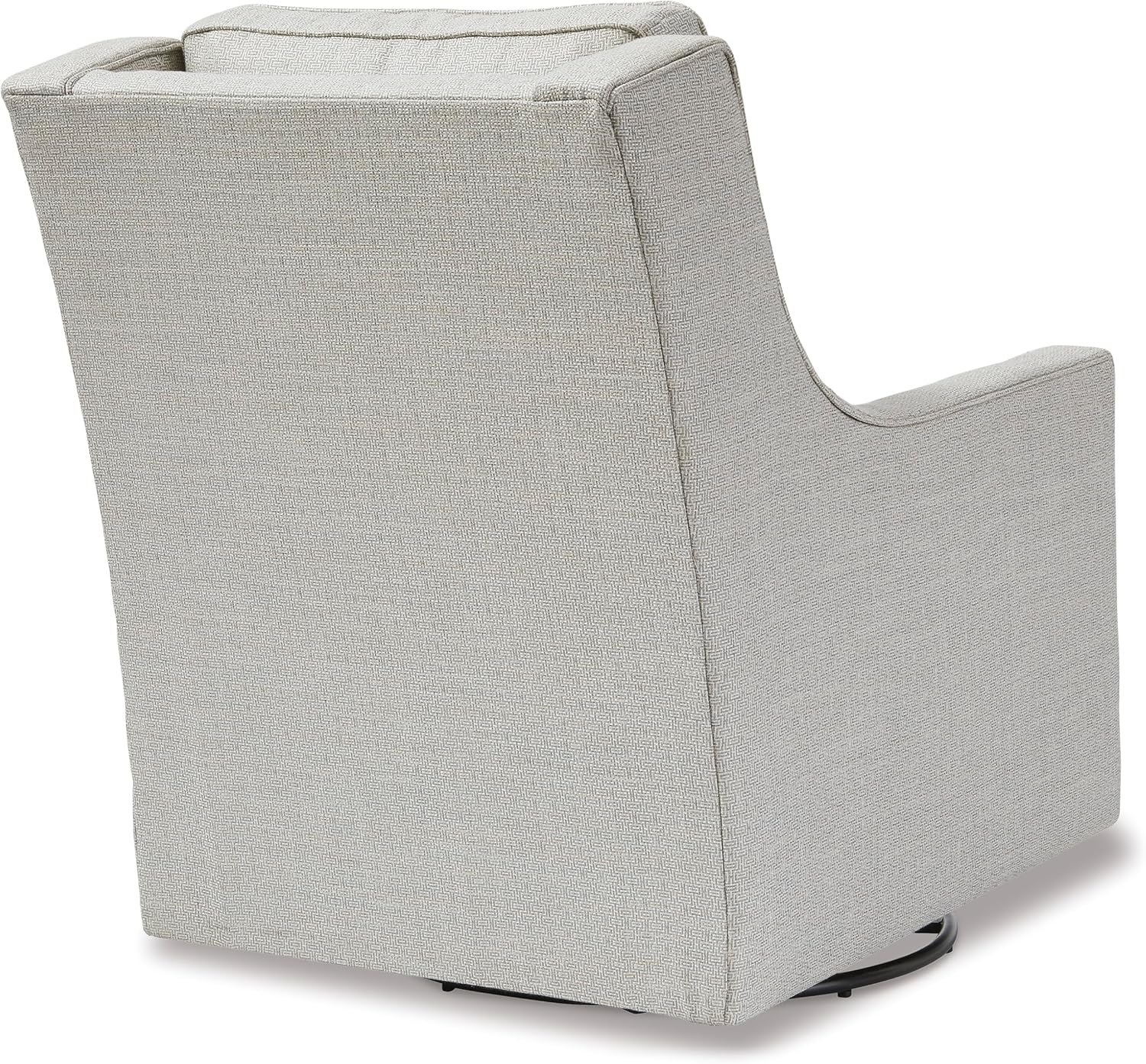 Signature Design by Ashley Kambria Contemporary Swivel Glider Nursery Accent Chair, Gray