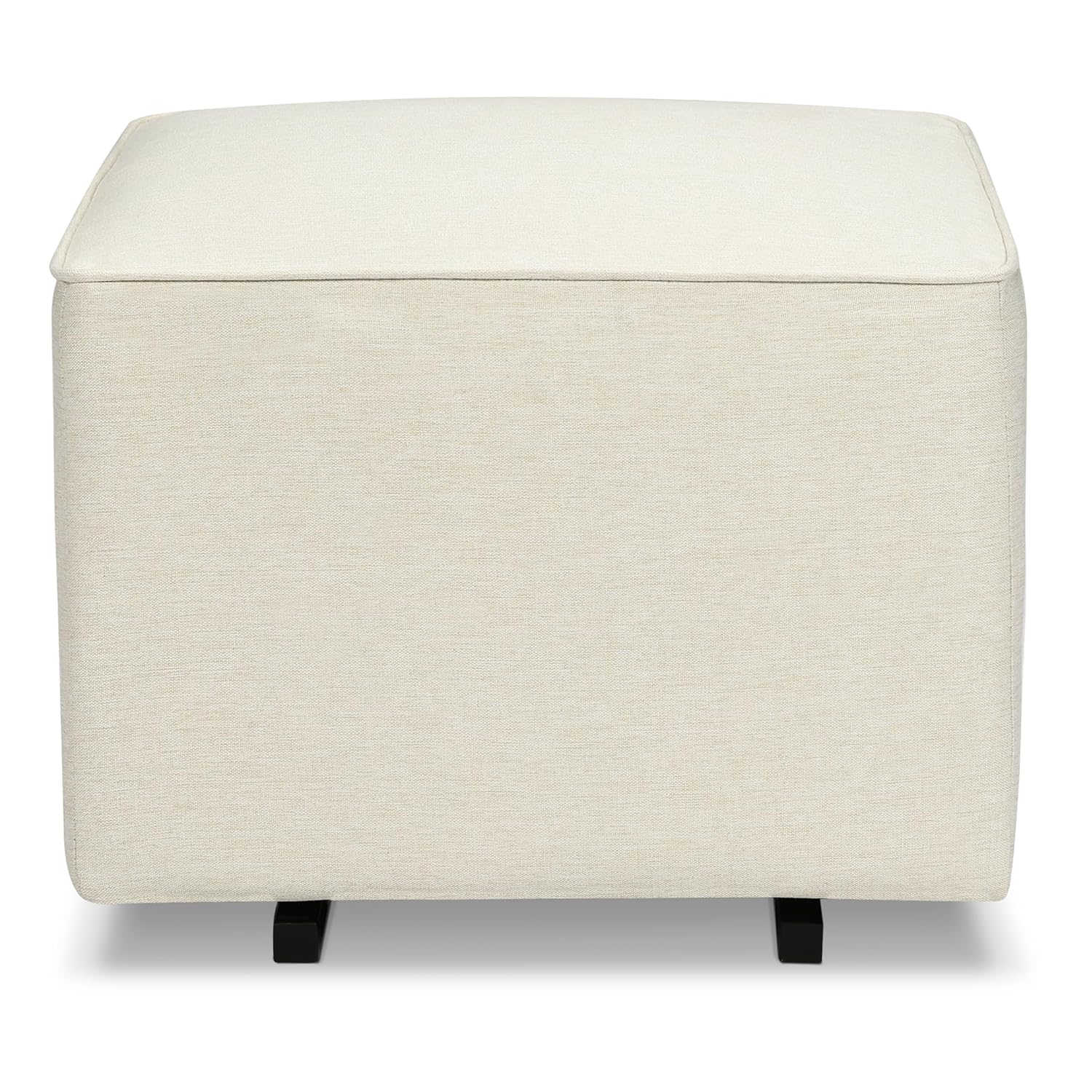 Davinci Universal Gliding Ottoman in Vanilla, GREENGUARD Gold & CertiPUR-US Certified