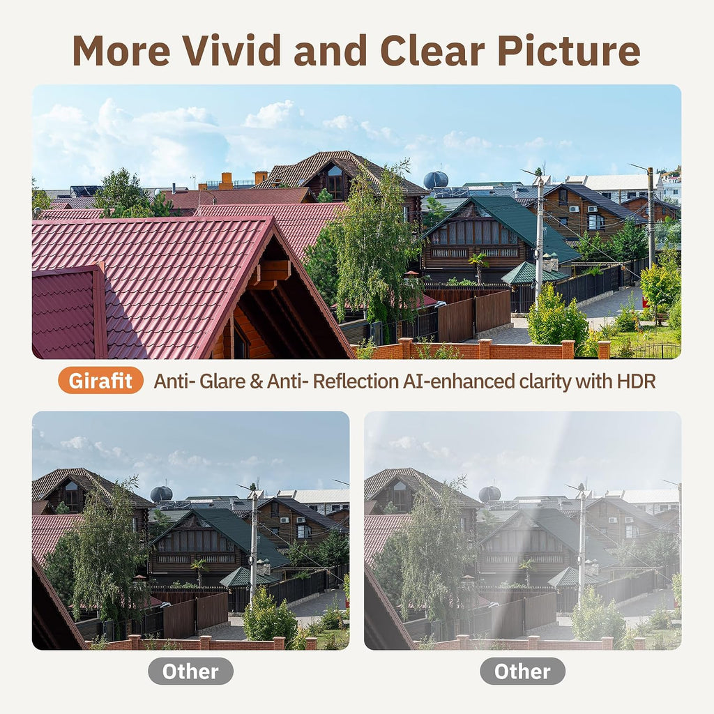3MP 2K Window Camera,2.4GHz & 5GHz WiFi Indoor Cameras for Home Security with ChroMax Al Color Night Vision,Person & Motion Detection,24/7 Recording,Easy & Quick Install(3pcs)