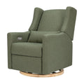 Kiwi Glider Recliner w/Electronic Control and USB | in Olive Boucle w/Light Wood Base, Greenguard Gold Certified