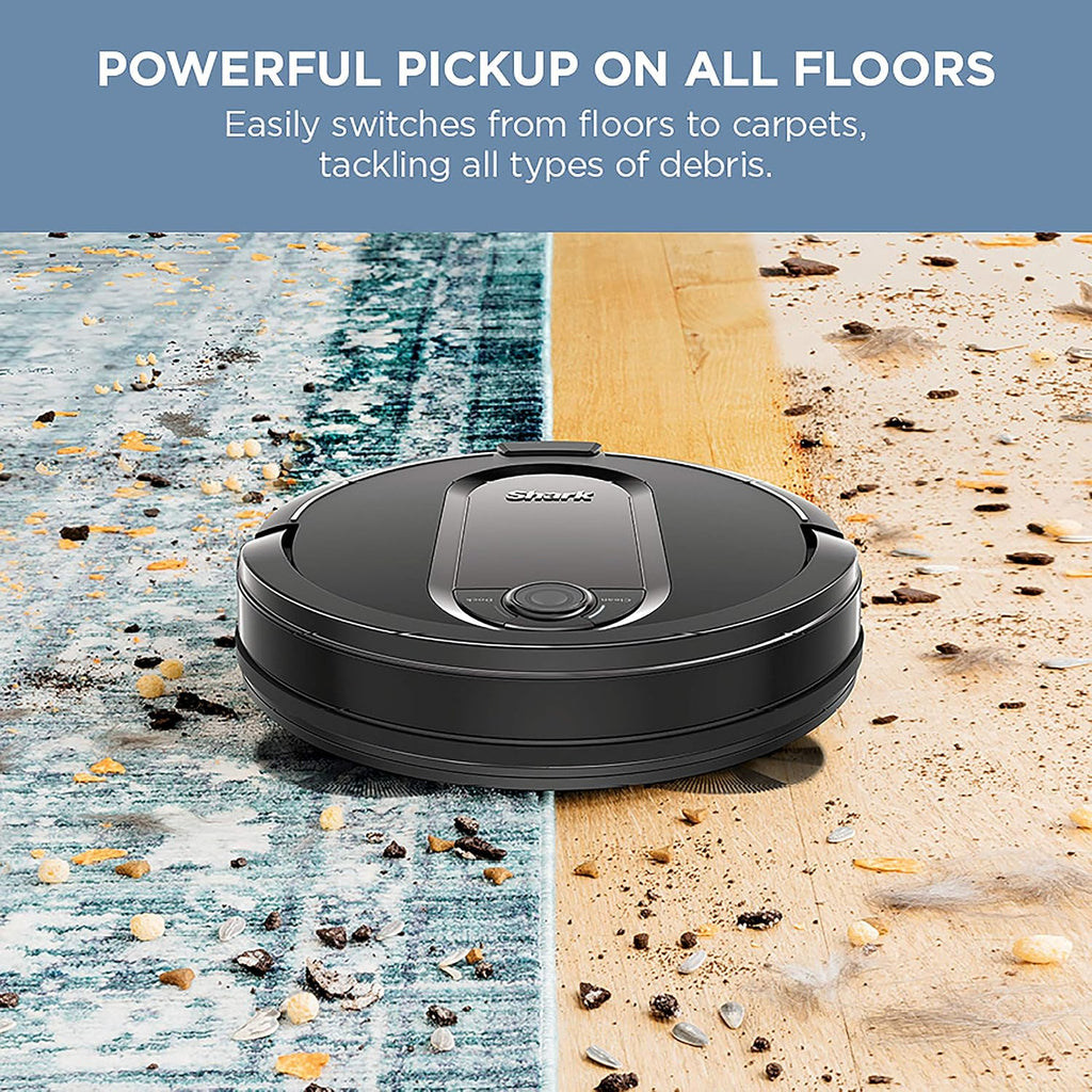 Shark IQ Robot Vacuum AV1002AE with XL Self-Empty Base, Self-Cleaning Brushroll, Advanced Navigation, Wi-Fi, Compatible with Alexa, 2nd Generation (Renewed)