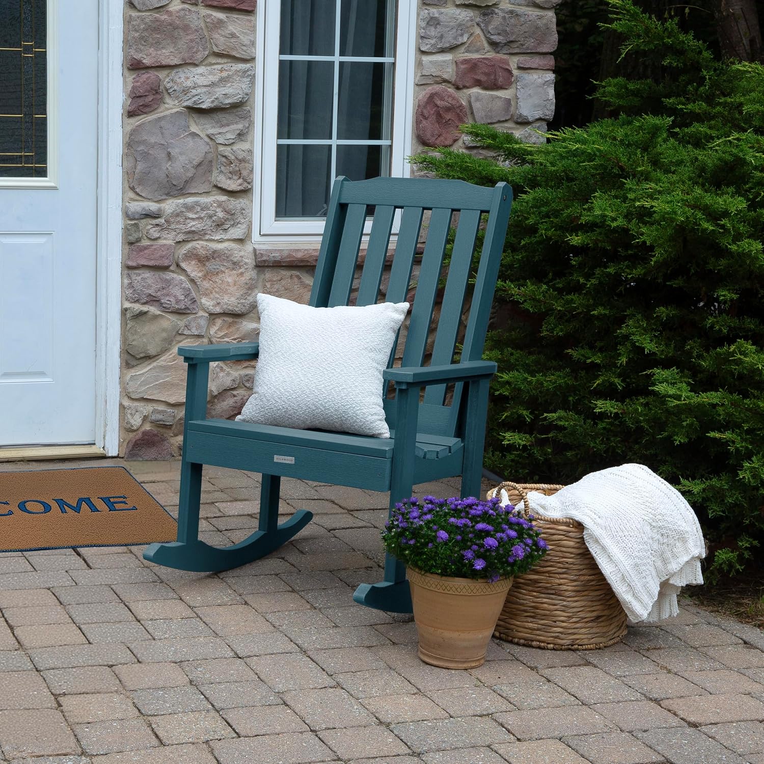 highwood Lehigh Rocking Chair, Nantucket Blue