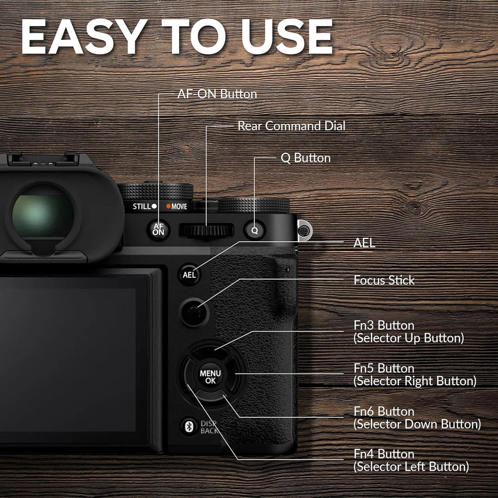 X-T5 Mirrorless Camera, Silver Bundle with 128GB SD Card, Extra Battery, Complete Cleaning Kit, Fujifilm 1-Year Limited Warranty, Black