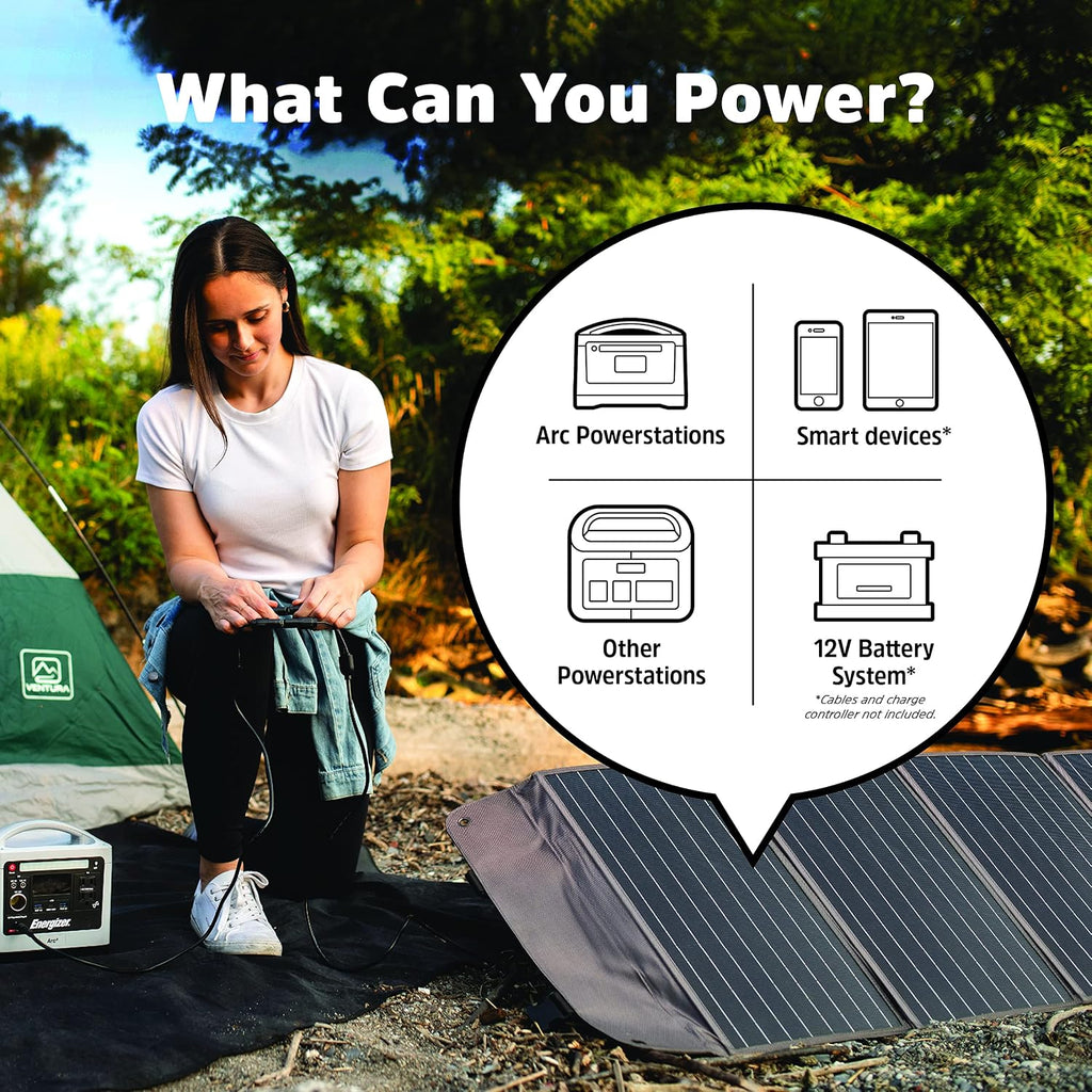 Energizer SLRFLDP120WD Arc Solar 120 Foldable Solar Panel