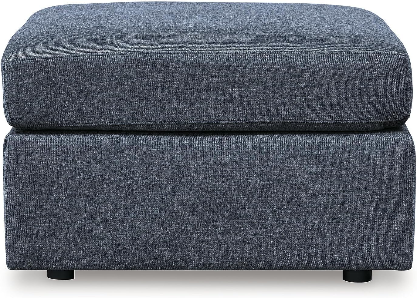 Signature Design by Ashley Modmax Casual Stain Resistant Upholstered Oversized Accent Ottoman, Blue