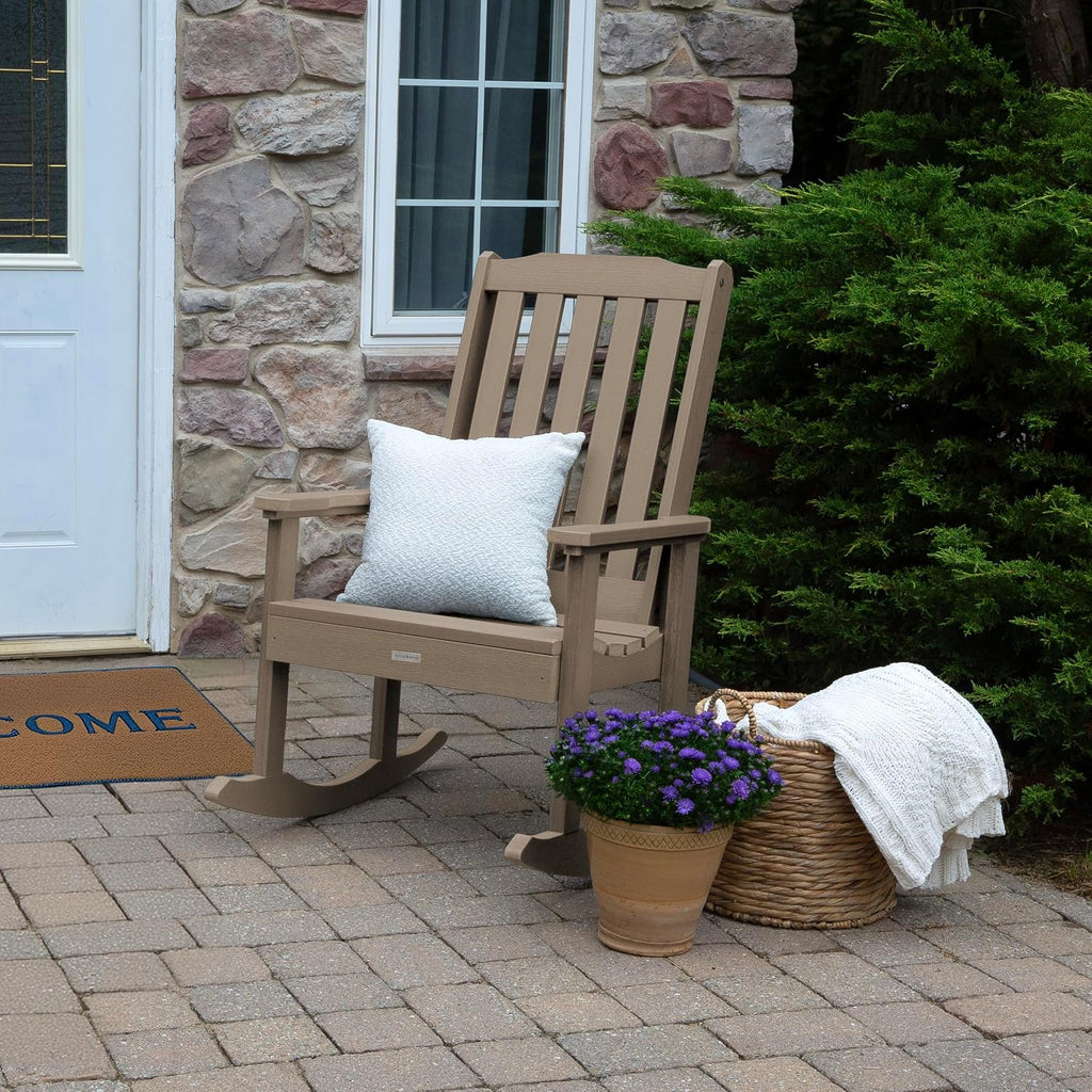 Highwood Lehigh Rocking Chair, Woodland Brown