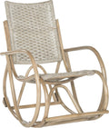 SAFAVIEH Home Collection Bali Antique Grey Rocking Chair