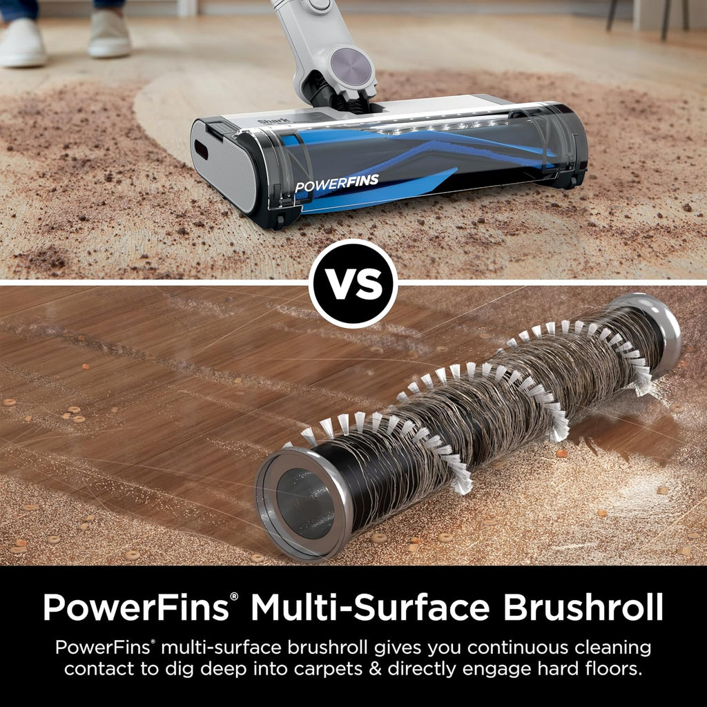 Shark Detect Pro Cordless Vacuum with PowerFins Brushroll, Stick/Handheld (2-in-1), Ash Purple/Grey, IW1120