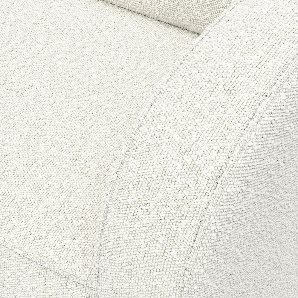 Storkcraft Santa Monica Power Recliner Swivel Glider (Ivory Boucle) – Effortless Electronic Power Recline, USB-A & USB-C Charger