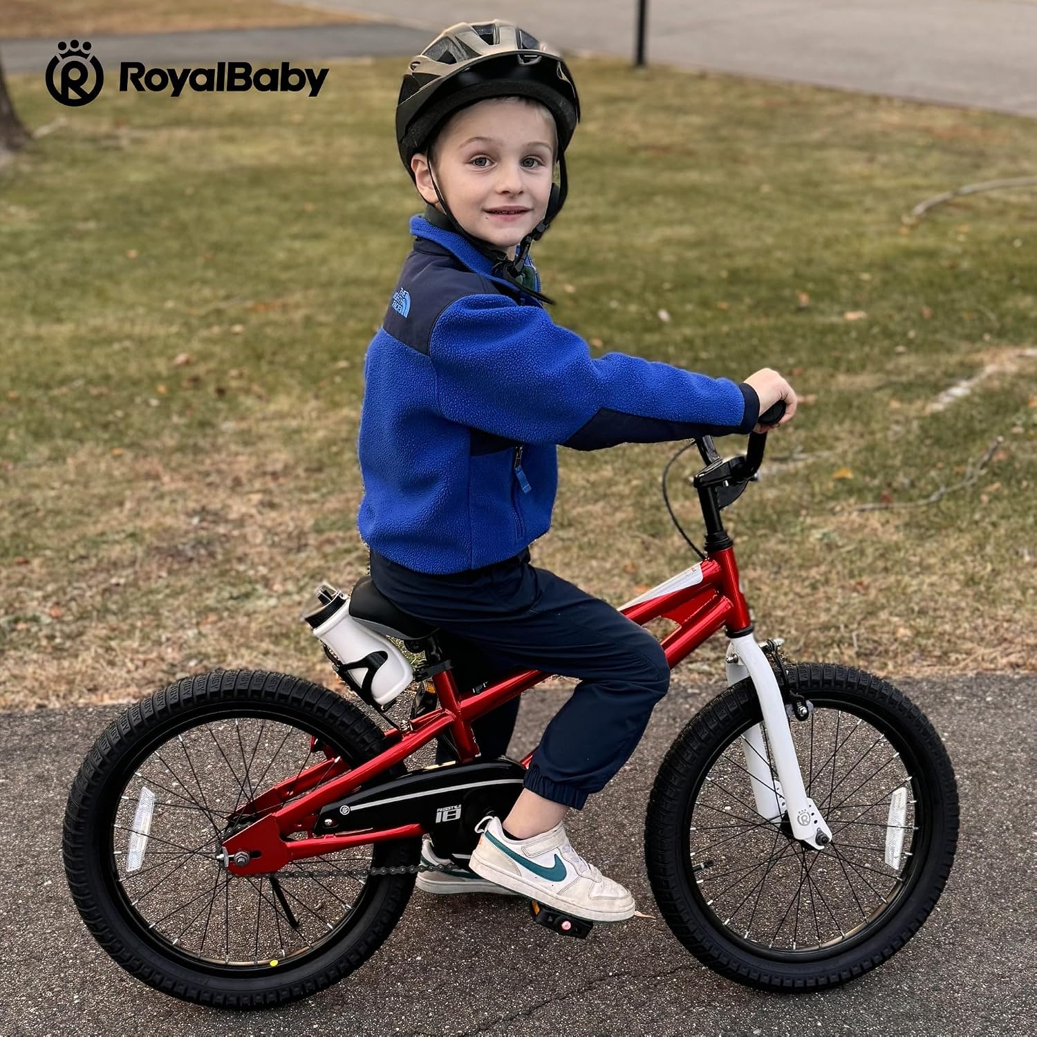 RoyalBaby Kids Bike with Dual Handbrake for Beginners,12 14 16 18 20 Inch Bicycle for Boys & Girls Ages 3-10 Years