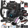 Canon EOS RP Camera Bundle with 24-50mm + 75-300mm +128GB Extreme Speed Card, U-Grip, Microphone, LED Video Light, Spare Battery, Filter Kit, More (Extreme Pro-Bundle) (Renewed)