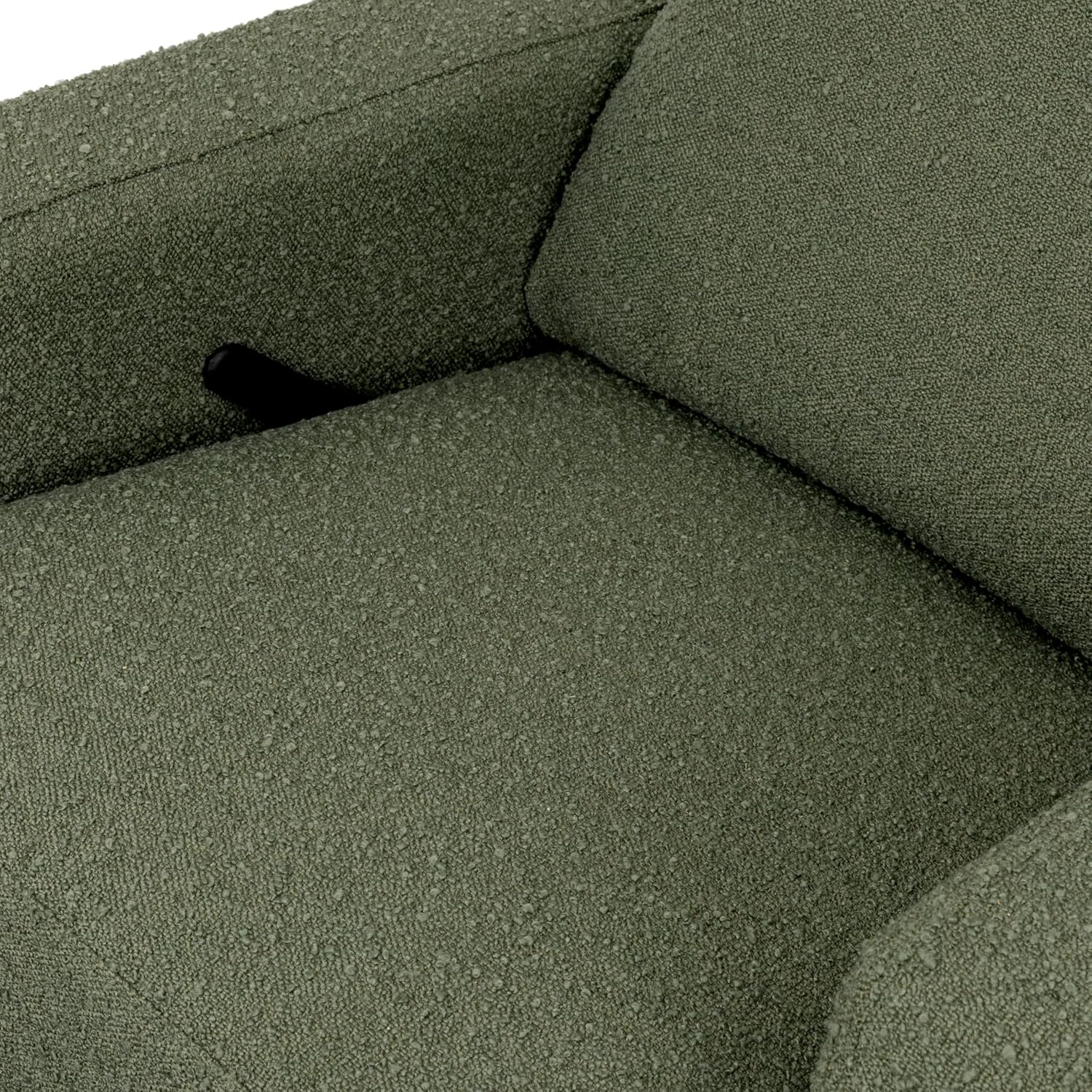 Namesake Crewe Glider Recliner Nursery Chair - GREENGUARD Gold & Certi-PUR US Certified Rocker Recliner - Glider Rocking Chair for Nursery & Living Room - Manual, 360° Swivel, Olive Boucle