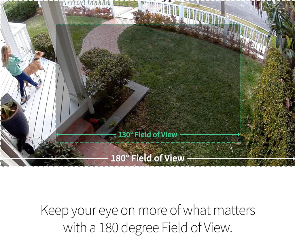 Arlo Ultra Security Camera 4K HDR (2nd Gen, 2020 Release) + SmartHub, Battery Power, Emergency Response, AI Event Captions, 1-Month Trial of Secure Plan, 180° Field of View, 2 Cam, White