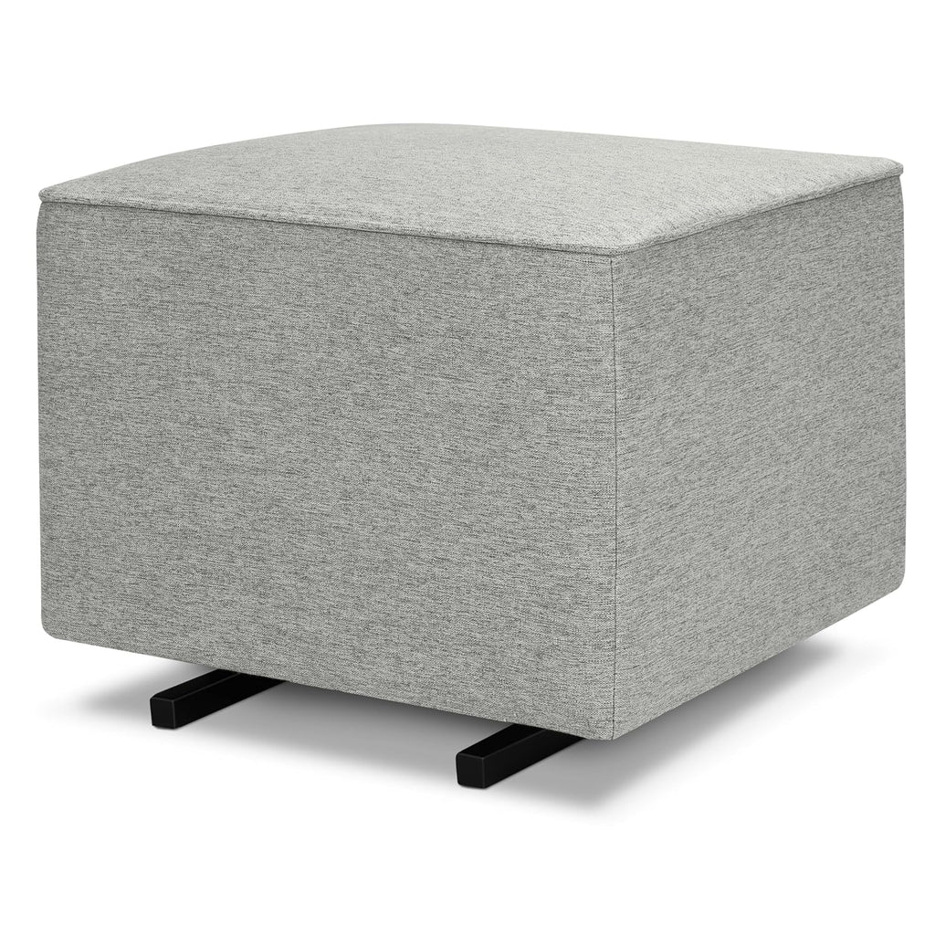 Davinci Universal Gliding Ottoman in Frost Grey, GREENGUARD Gold & CertiPUR-US Certified