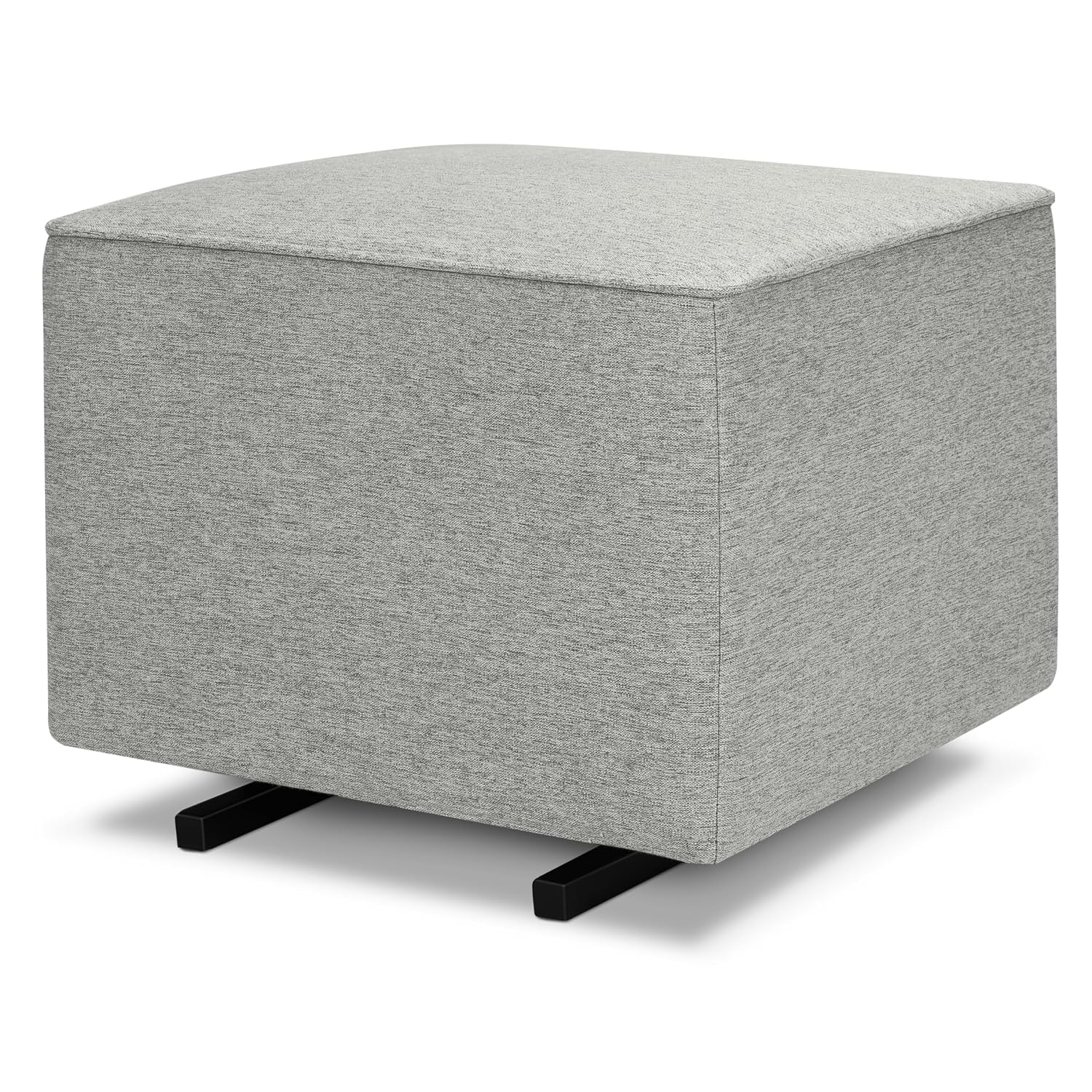 Davinci Universal Gliding Ottoman in Frost Grey, GREENGUARD Gold & CertiPUR-US Certified