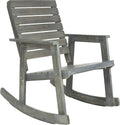 SAFAVIEH Outdoor Collection Alexei Ash Grey Rocking Chair