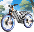 eAhora Romeo Pro 2 ebike-[2026 Latest] 46 MPH 4000W Dual Motor Ebike,52v 70Ah 200 Miles Long Range Electric Bike for Adults，26' Fat Tire Full Suspension Mountain Bike,Off-Road Fastest Electric Bike