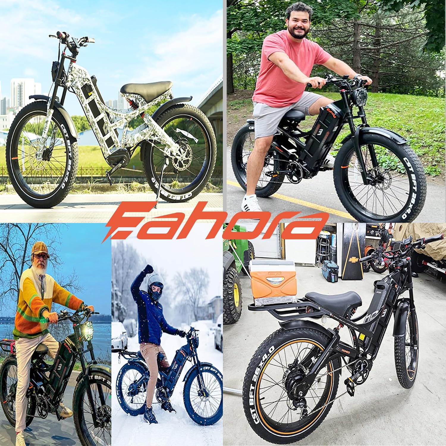eAhora 2026 Romeo Pro 3 50MPH Electric Bike for Adults 5600W Dual Motor E Bike 60V/80Ah 250 Miles Long Range Electric Bicycle,26 * 4.0 Fat Tire Full Suspension Electric Mountain Bike Delivery Commute