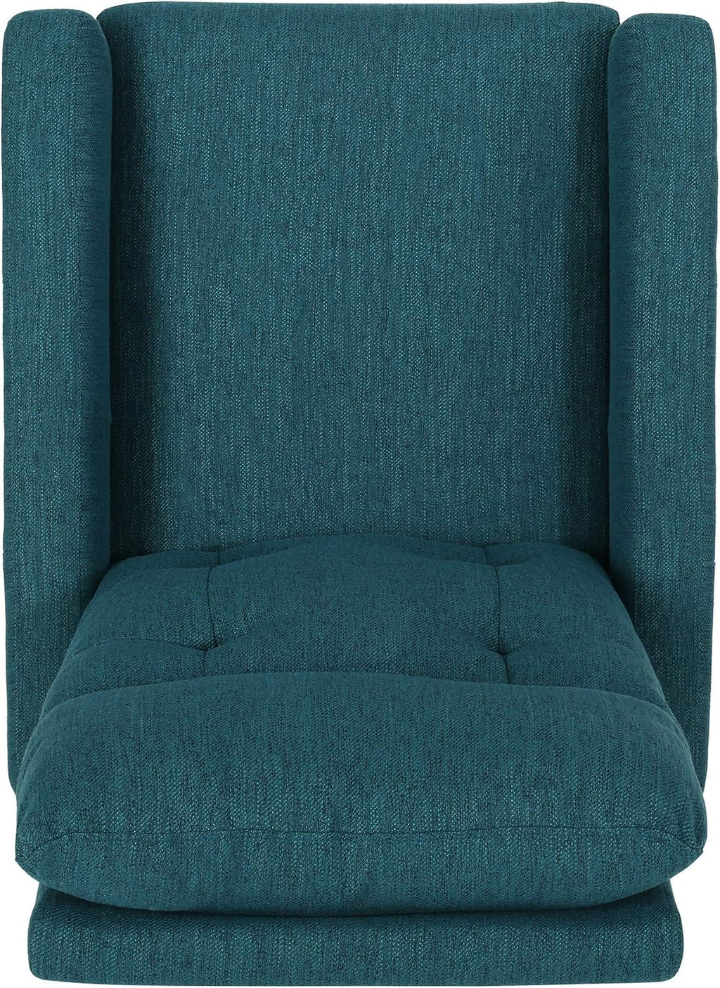 Christopher Knight Home Ishtar Glider Swivel Push Back Nursery Recliner, Teal, Black 35.75D x 25W x 39H in